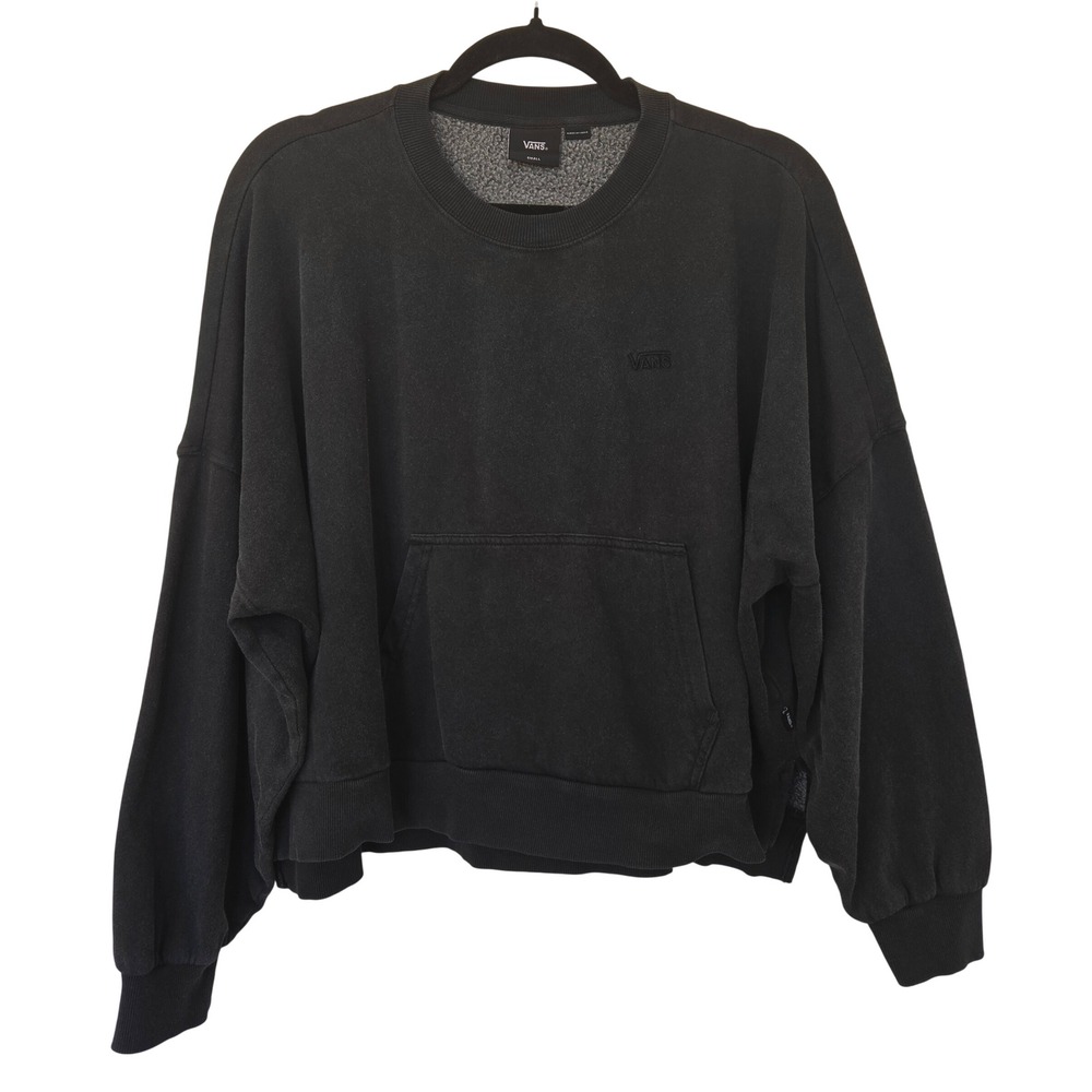 Vans Oversized Pouch Pocket Sweatshirt S Skater Streetwear 90s Y2K Indie Grunge